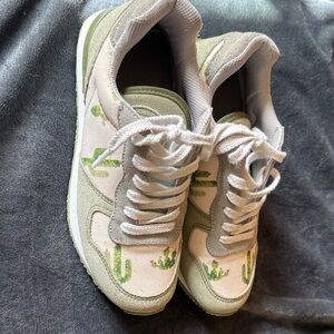 Inkkas Green and White Prickly Joggers